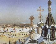 Sergei Svetoslavsky View from the Window of the Moscwo College of Painting oil painting